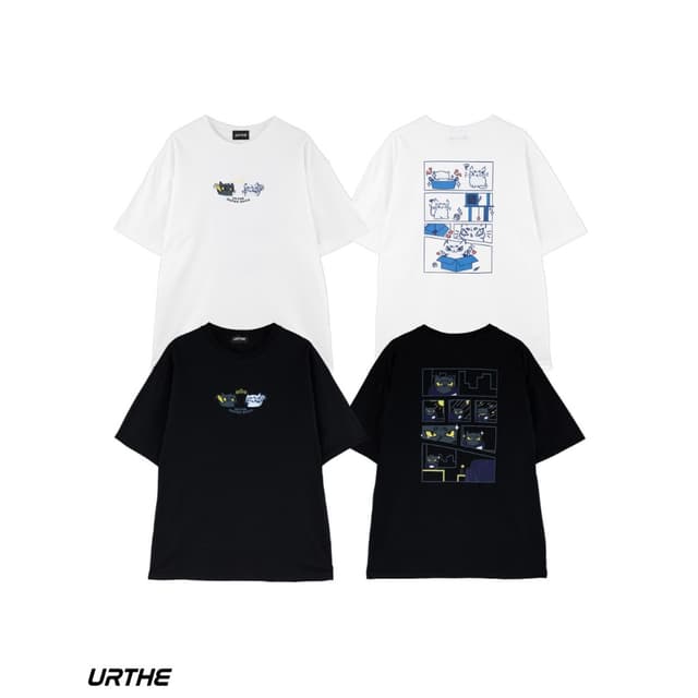 URTHE - เสื้อยืด พิมพ์ลาย รุ่น JAONGAO & SUMLEE