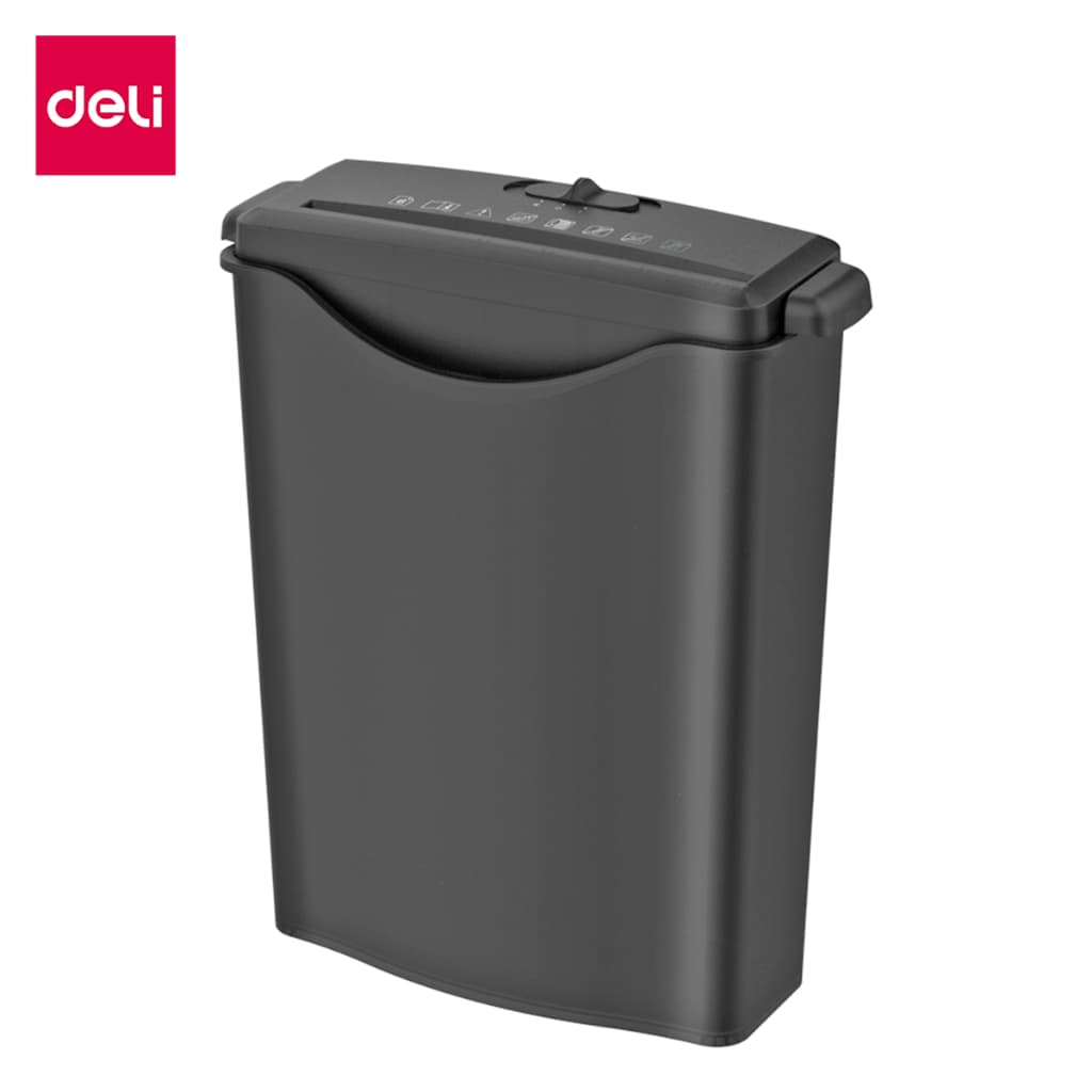 Deli ET101SC เครื่องทำลายเอกสาร 10 ลิตร เครื่องย่อยเอกสาร เครื่องทําลายกระดาษ ขนาด A4 6 แผ่น อุปกรณ์สำนักงาน Paper Shredder https://wayoza.com