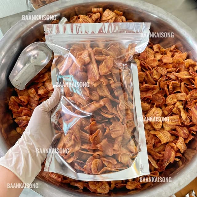 กล้วยเบรคแตก กล้วยฉาบ กล้วยอบเนย กล้วยปาปริก้า ตรา เอส พี ฟู