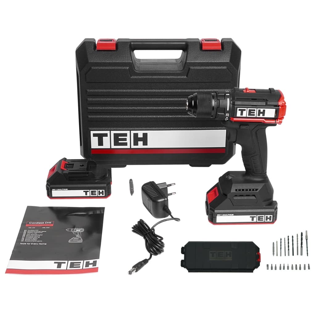 TEH รุ่น TDBL220T แรงบิด 50 N.m สว่านไร้สาย 3 ระบบ เจาะ ขันสกรู กระแทก ชุดสว่านกระแทกไร้สาย 3 ระบบ 20 โวลต์ 50 นิวตัน (Brushless) https://wayoza.com