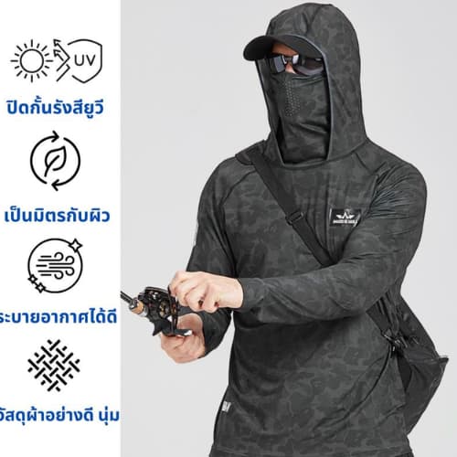 WS06-แจ็กเก็ตผู้ชาย เสื้อแจ็กเก็ตกันแดด ป้องกันรังสีอัลตราไว
