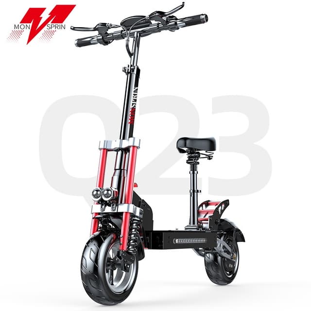 MONSPRIN Q23 scooter ไฟฟ้า ออฟโรด รับ 200kg ระยะ 40-150 km ความเร็ว 55KM/H สกู็ดเตอร์ Scooter รถยนต์ไฟฟ้า รถไฟฟ้า SEALUP