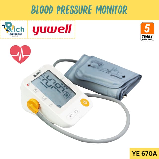 Yuwell Electronic Blood Pressure Monitor เครื่องวัดความดันโล