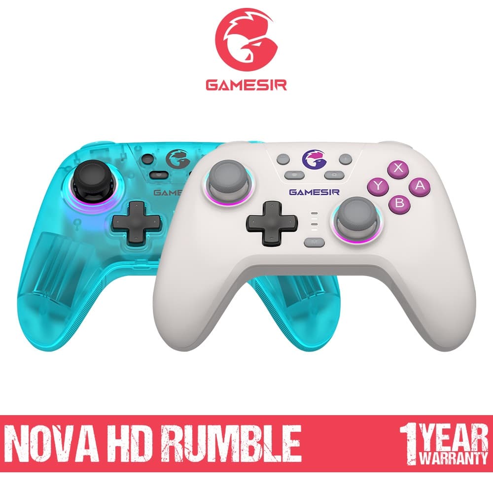GAMESIR Nova HD Rumble NS Controller จอยเกมไร้สาย ™ Hall Effect และเทคโนโลยี HD Rumble https://wayoza.com