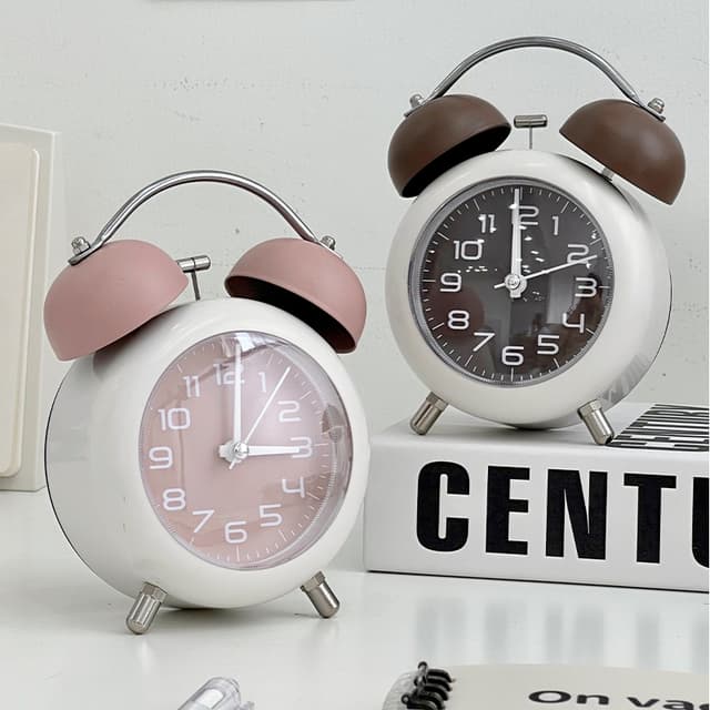 ✔พร้อมส่ง นาฬิกาปลุก นาฬิกาปลุกตั้งโต๊ะ นาฬิกาตั้งโต๊ะมินิมอ