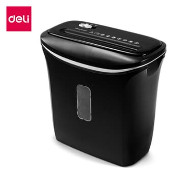 Deli เครื่องทำลายเอกสาร 12 ลิตร เครื่องทำลายกระดาษ Auto ทำลายเล็กระดับ4 เสียงเงียบ Paper Shredder