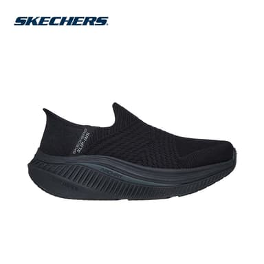 Skechers สเก็ตเชอร์ส รองเท้าผู้ชาย Men Gw Maxcush Archfit GOwalk Shoes - 216353-BBK - Air-Cooled Arch Fit