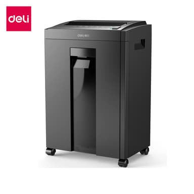 Deli เครื่องทำลายเอกสาร 31 ลิตร เครื่องย่อยกระดาษ Auto A4 ย่อยระดับ5 ล้อเลื่อน360องศา Paper Shredder