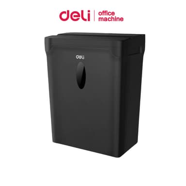 Deli เครื่องย่อยกระดาษ 10L เครื่องทำลายเอกสาร ย่อยละเอียด 4x33mm 5pต่อครั้ง เสียงเบา Paper Shredder