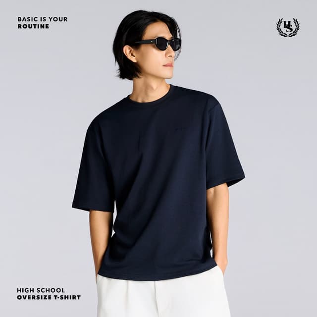 Highschool Basic Collection : Routine - Oversize T-Shirt เสื