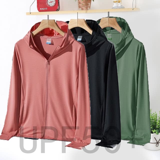 U+ กันแดดกลางแจ้ง SPF50 + 2024 ฤดูร้อน Ice Sense Breathable 