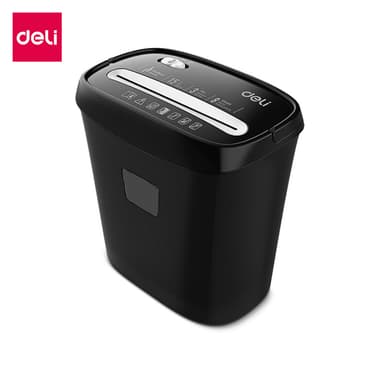 Deli เครื่องทำลายเอกสาร 12/17 ลิตร เครื่องย่อยกระดาษ Auto A4 6/8 แผ่น อุปกรณ์สำนักงาน Paper Shredder
