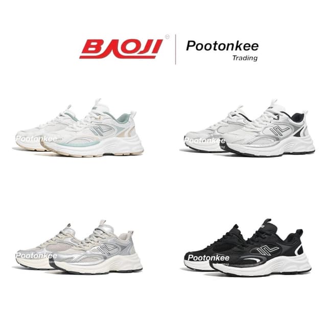 BAOJI บาโอจิ Running รุ่น BJW 1106 รองเท้าผ้าใบ รองเท้าวิ่งผ