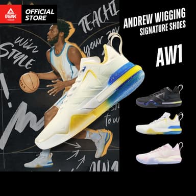(ลดเกิน60%) PEAK Andrew Wiggins "AW1" ET31887A รองเท้าบาสเกตบอล แอนดรูว์ วิคกิ้นส์ นุ่ม เบา หนึบ รองรับแรงได้ดี พื้นทน
