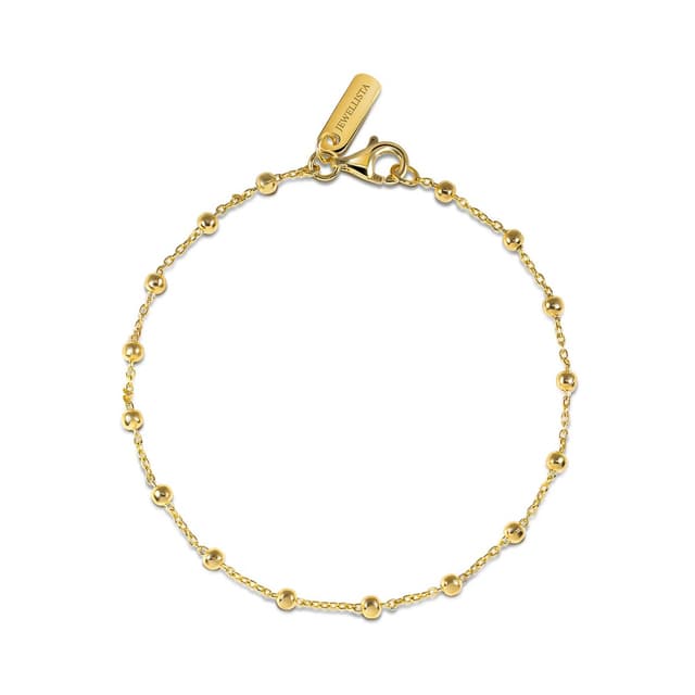 Jewellista สร้อยข้อมือเงินแท้ 925 รุ่น Polka