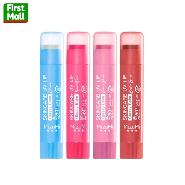 MizuMi Skincare UV Lip Glassy Balm ( 3.5g ) ลิปบาล์มกันแดด S