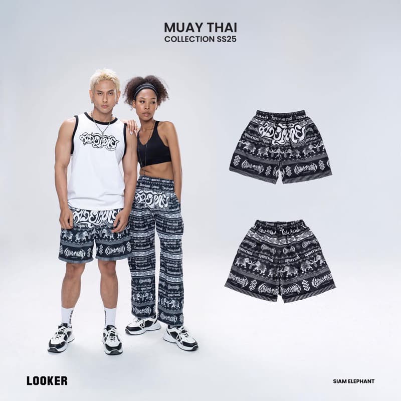 LOOKER กางเกงลายช้างมวยไทย - SIAM ELEPHANT PANTS https://wayoza.com