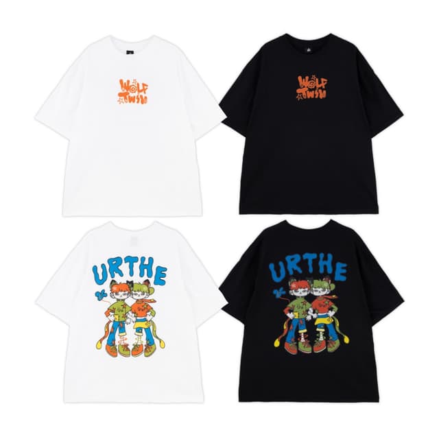 URTHE - เสื้อยืด Oversize รุ่น LOST TO FINE OWE FAIRY
