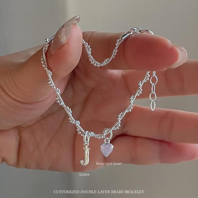 SissyJewelry // สร้อยข้อมือเงินแท้ รุ่น Customized Double La