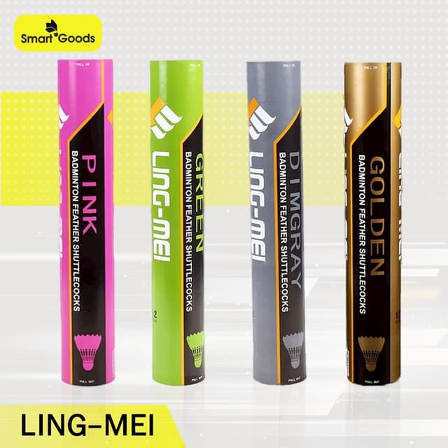 ลูกแบดมินตัน LingMei  (สินค้าลิขสิทธิ์แท้ 100%) นำเข้าจากมาเ