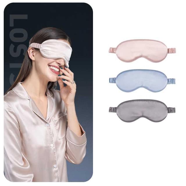 หน้ากากปิดตานอนหลับ โฟมเมมโมรี่ 3D ปิดทึบแสง 100% นุ่มสบาย ส