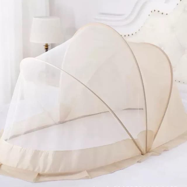 AA มุ้งกันยุงสำหรับเด็กมีม่านบังแสง พับเก็บได้พกพาสะดวก ยกขอ