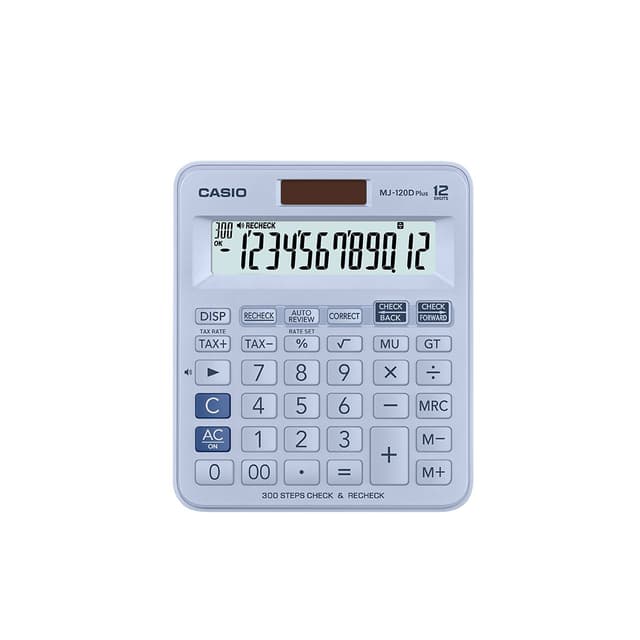 Casio Calculator เครื่องคิดเลข  คาสิโอ รุ่น MJ-120DPLUS แบบต