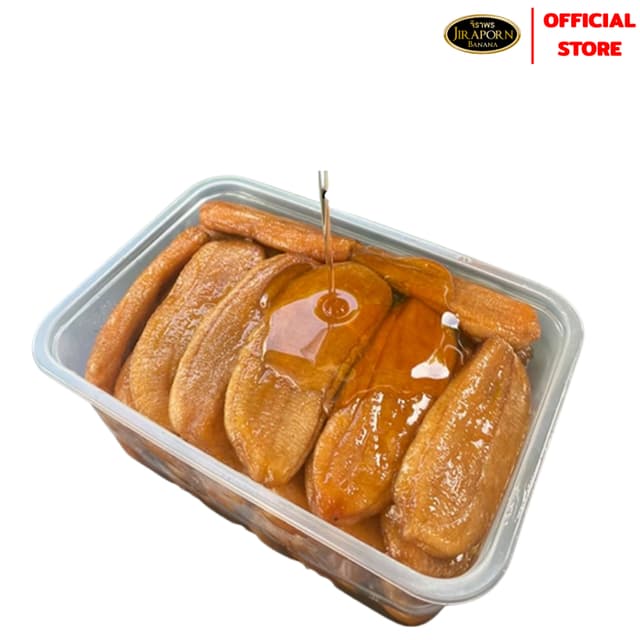จิราพร กล้วยตากอบน้ำผึ้ง (ชนิดแบน แบบกล่อง ขนาด 1000g.) - JI
