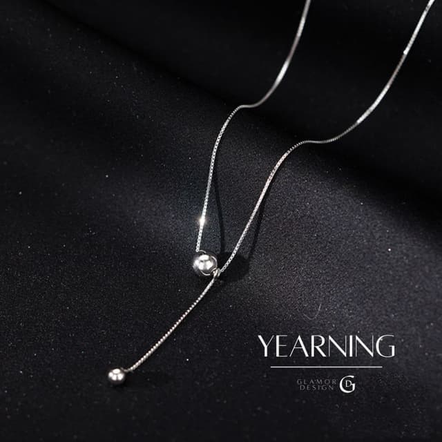 GLAMOR✨จี้เงิน Yearning จี้้สร้อยคอ สร้อยเงินแท้ สร้อยแฟชั่น