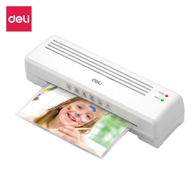 Deli E14378 และ E14379 เครื่องเคลือบบัตร A4 A3 เครื่องเคลือบเอกสาร เครื่องเคลือบกระดาษ 320 มม./นาที Laminator