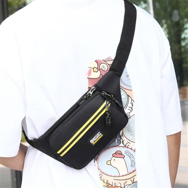 (B-3034)🔥พร้อมส่ง กระเป๋าคาดเอว สไตล์เกาหลี สไตส์นี้เท่มาก 