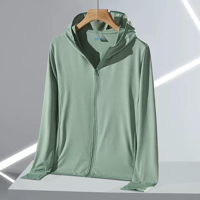 เสื้อฮู้ดกันยูวี (UV Protection Hoodie) ผ้าไอซ์ซิลล์ (Ice Si