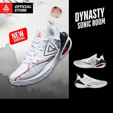 PEAK Taichi Sonic Boom Dynasty DA520641 รองเท้าบาสเกตบอล พีค ข้อต่ำ กระชับเท้า คล่องตัว นุ่ม เบา หนึบ คล่องตัว พื้นทนปูน