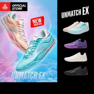 PEAK "Unmatched EX" รองเท้าบาสเกตบอล ข้อต่ำ พีค เบาและบางที่สุด พื้นทนปูน ตอบสนองไว ควบคุมการเคลื่อนไหวดี DA610001