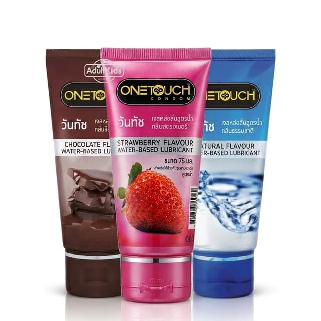 onetouch gel เจลหล่อลื่น วันทัชสูตรน้ำกลิ่นธรรมชาติ/กลิ่นสตร