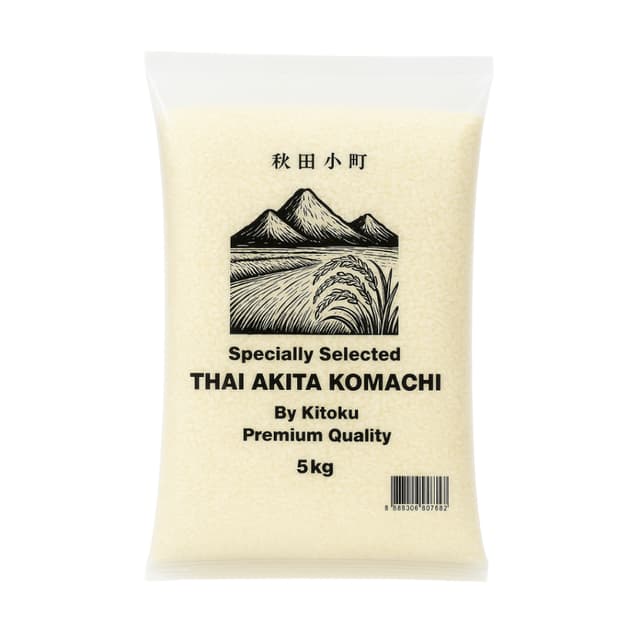 Kitoku ข้าวญี่ปุ่นอาคิตะโคมาจิ คัดเกรด จากเชียงราย 5 กก. Spe