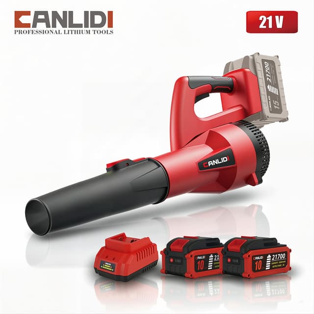 CANLIDI รุ่น CIBL-300 เครื่องเป่าใบไม้ไร้สาย พลังงานสูง มอเตอร์ไร้แปรงถ่าน เครื่องเป่าลม เป่าลมไร้สาย แบตเตอรี่ MT-21V