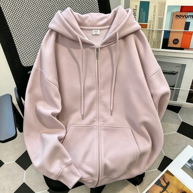 สีทึบ Zipper Hoodie Breathable แจ็คเก็ตกันแดด เสื้อแขนยาวแจ็