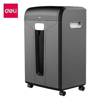 Deli เครื่องทำลายเอกสาร A4 เครื่องย่อยกระดาษ Auto 31ลิตร ทำงานต่อเนื่อง 30 นาที Paper Shredder