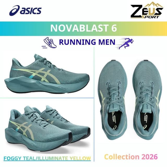 ASICS NOVABLAST 5 & 6 รองเท้าวิ่งผู้ชาย [RUNNING MEN] Daily 