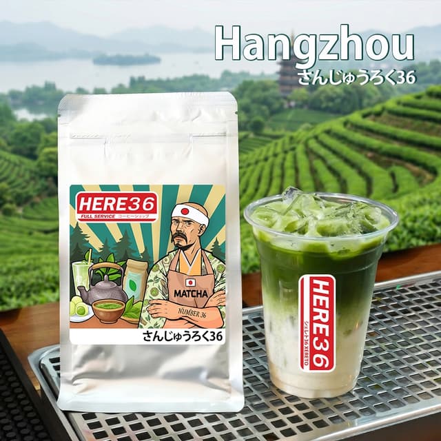 มัทฉะแท้ 100% MATCHA : แบรนด์ HERE จากเมือง Shizuoka และ Han