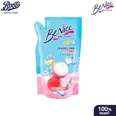 BENICEบีไนซ์ครีมอาบน้ำแฮปปี้ซัมเมอร์สปาร์คกลิ้งไลชี่ 400มล. รีฟีล