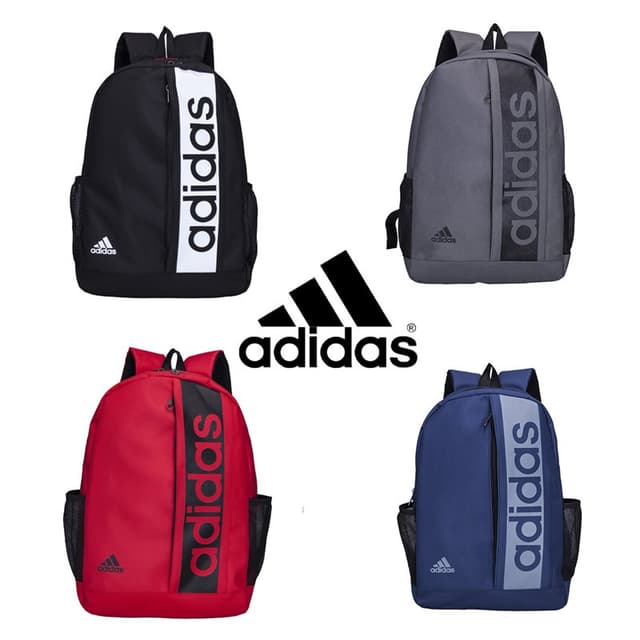 Adida_s ผู้ชายแฟชั่นร้อยกระเป๋าเป้สะพายหลังคอมพิวเตอร์กันน้ำ