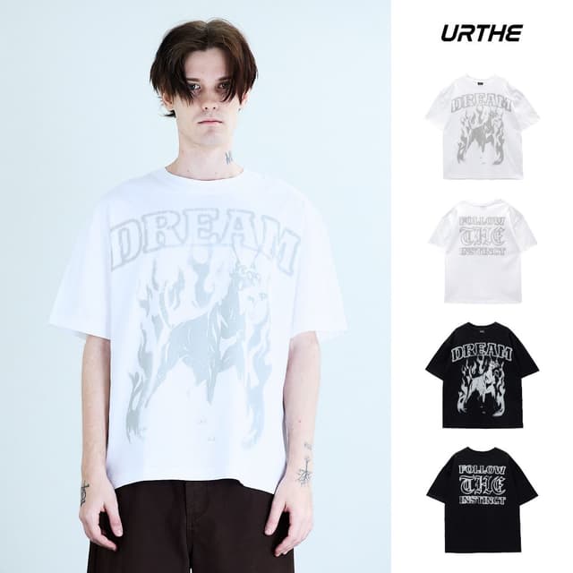 URTHE - เสื้อยืด Oversize รุ่น DREAMBERMAN OVERSIZE T-SHIRT
