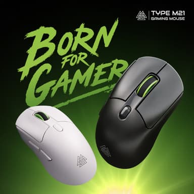 EGA TYPE M21 Tri-Mode Gaming Mouse ตอบสนองไวด้วย Polling Rate 1000Hz / DPI ปรับได้สูงสุด  8000 [รับประกัน 2 ปี]
