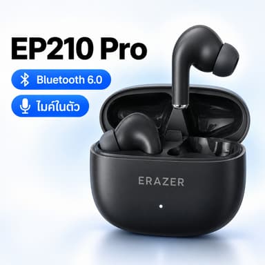 Lenovo EP210 Pro หูฟังบลูทูธไร้สาย TWS Bluetooth 6.0 ไมค์ในตัว เสียงคมชัด ใช้ได้กับสมาร์ทโฟนทุกรุ่น