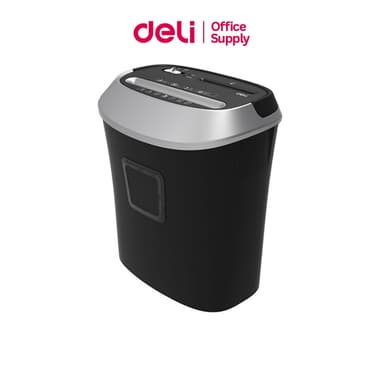 Deli เครื่องทำลายเอกสาร 20 ลิตร เครื่องย่อยกระดาษ A4 ย่อย10 แผ่น เงียบ 80เดซิเบล Paper Shredder