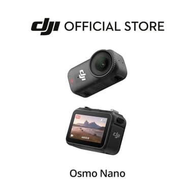 [พรีออเดอร์]  DJI Osmo Nano - Action Camera | 1/1.3 Sensor 4K | เเถบเเม่เหล็ก 2 ด้าน | เเบตเตอรี่ใช้คู่กัน 2