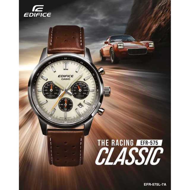 [มีสินค้าพร้อมจัดส่ง] CASIO EDIFICE EFR-575L-7A, EFR-575L-7A