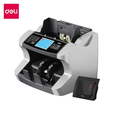 Deli เครื่อง​ตรวจ​ธนบัตร เครื่อง​นับ​แบงค์​  ​จอใหญ่ รองรับหลายสกุลเงิน ใช้งานง่าย Bill Counter